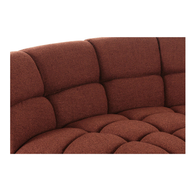 Moe's Home Collection Roman Rust L-Shaped Sectional