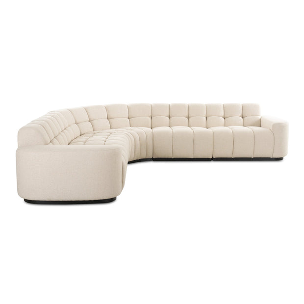 Moe's Home Collection Roman Oat L-Shaped Sectional
