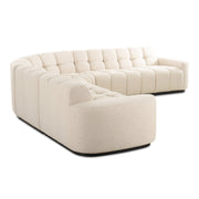 Moe's Home Collection Roman Oat L-Shaped Sectional