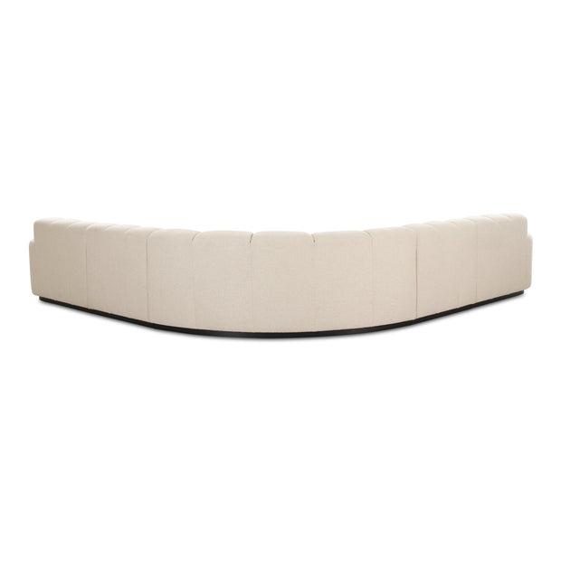 Moe's Home Collection Roman Oat L-Shaped Sectional