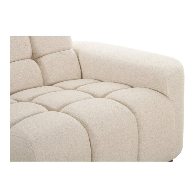 Moe's Home Collection Roman Oat L-Shaped Sectional