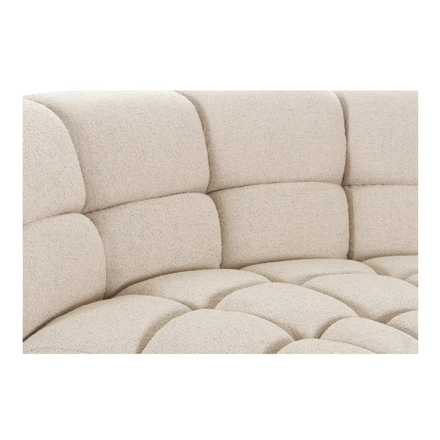 Moe's Home Collection Roman Oat L-Shaped Sectional