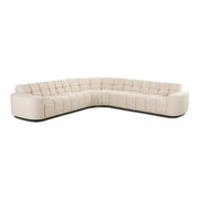 Moe's Home Collection Roman Oat L-Shaped Sectional