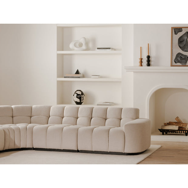 Moe's Home Collection Roman Oat L-Shaped Sectional