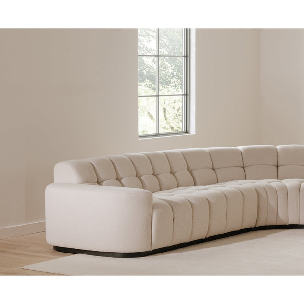 Moe's Home Collection Roman Oat L-Shaped Sectional