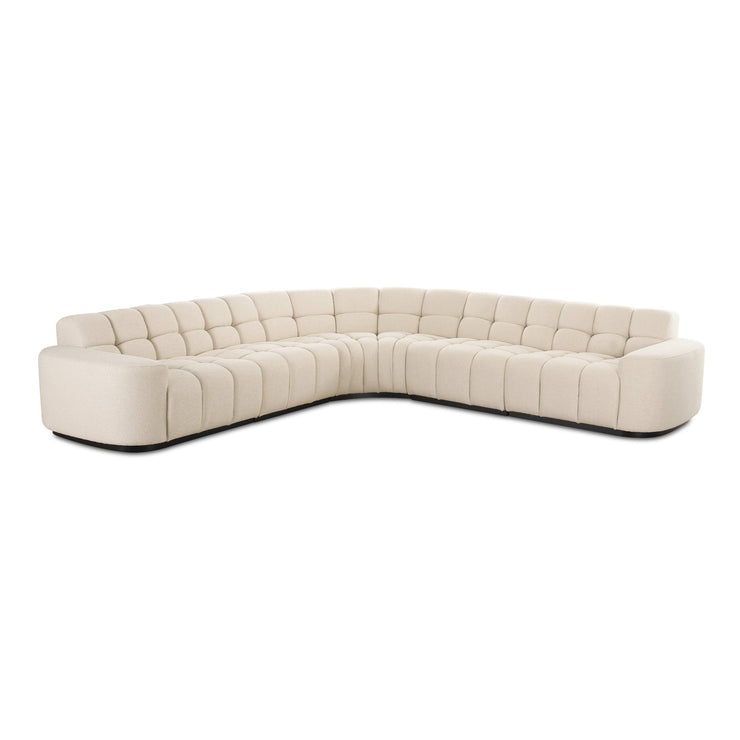 Moe's Home Collection Roman Oat L-Shaped Sectional