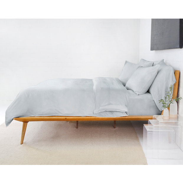 Pom Pom at Home Parker Ocean Bamboo Sateen Duvet Cover Set ~ Available in Twin, Queen and King Sizes