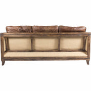 Moe's Home Collection Darlington Rustic Brown Leather Sofa