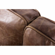 Moe's Home Collection Darlington Rustic Brown Leather Sofa