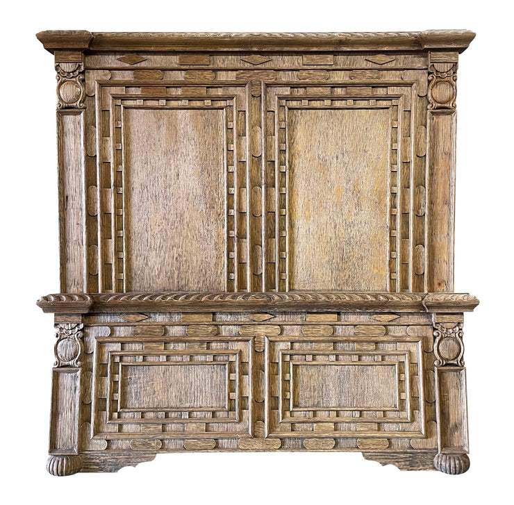 Casa Bonita Peruvian Hand-Painted Carved Wood Prado King Size Bed