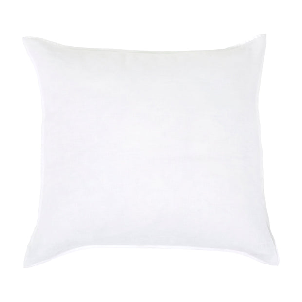 Pom Pom at Home Parker White Linen Duvet Cover Set ~ Available in Twin, Queen and King Sizes