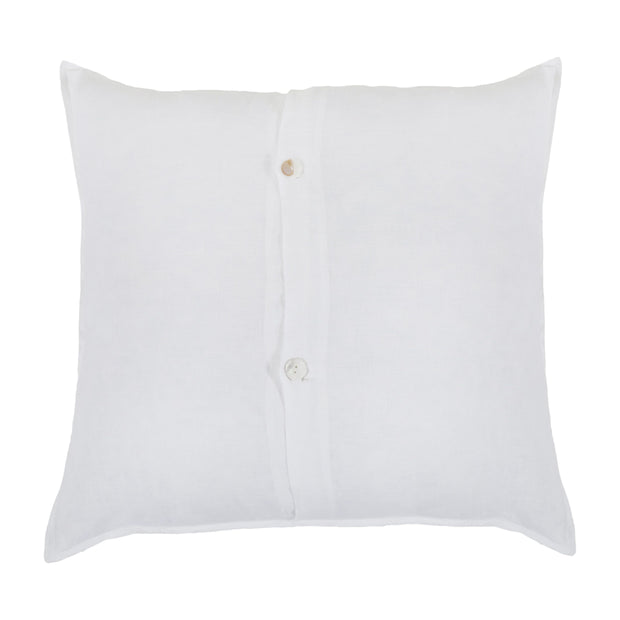 Pom Pom at Home Parker White Linen Duvet Cover Set ~ Available in Twin, Queen and King Sizes