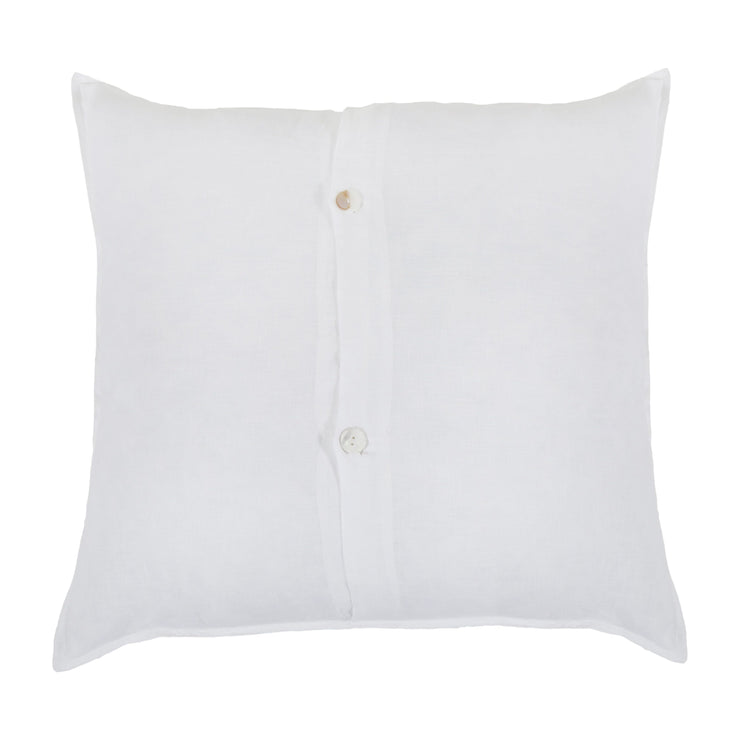 Pom Pom at Home Parker White Linen Duvet Cover Set ~ Available in Twin, Queen and King Sizes