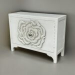 Casa Bonita Peruvian Hand-Painted Carved Wood Fiore Chest