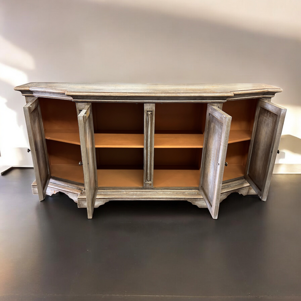 Casa Bonita Peruvian Hand-Painted Carved Wood Bellasera Buffet