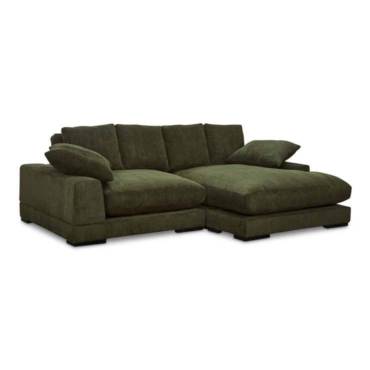 Moe's Home Collection Plunge Dark Green Sectional