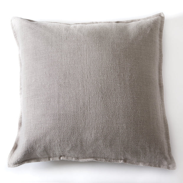 Pom Pom at Home Montauk Natural Linen Large Euro Pillow Sham ~ 28 x 28