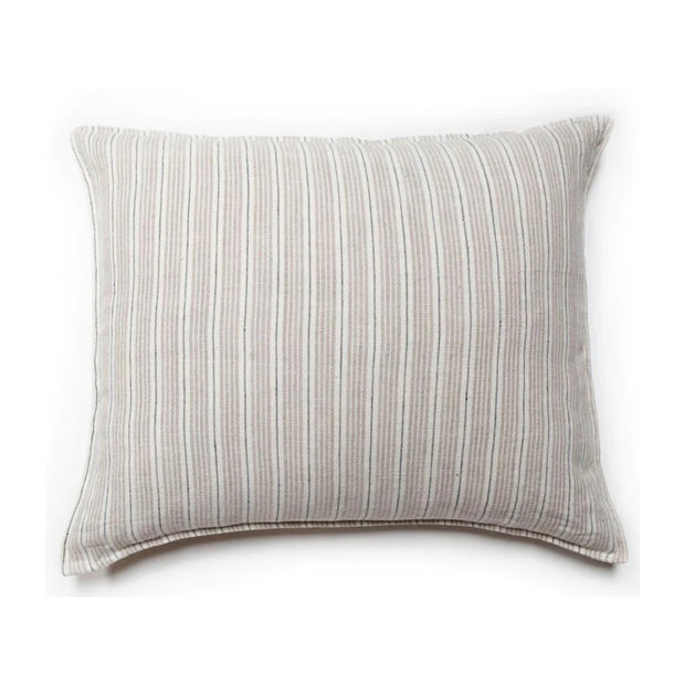 Pom Pom at Home Newport Striped Linen Big Pillow with Insert ~ 28 x 36