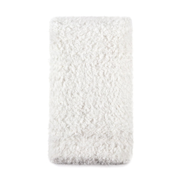 Pom Pom at Home Tula White Plush Oversized Throw Blanket ~ 60” x 90”