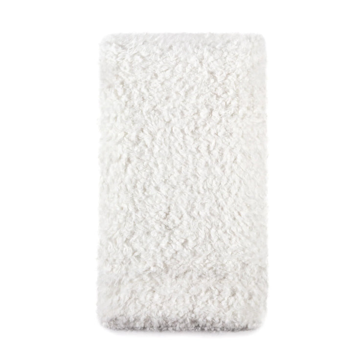 Pom Pom at Home Tula White Plush Oversized Throw Blanket ~ 60” x 90”