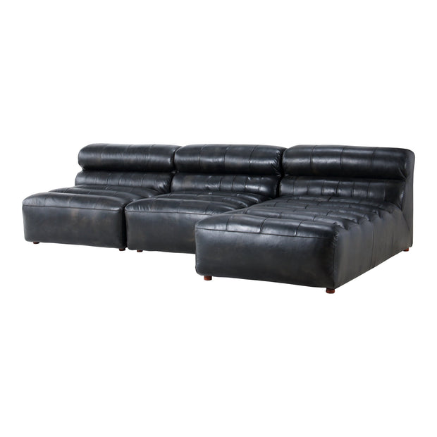 Moe's Home Collection Ramsay Signature Black Modular Sectional