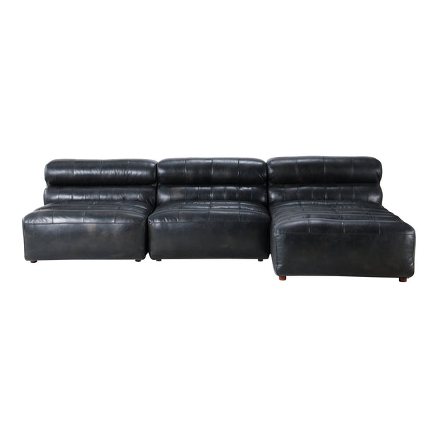 Moe's Home Collection Ramsay Signature Black Modular Sectional