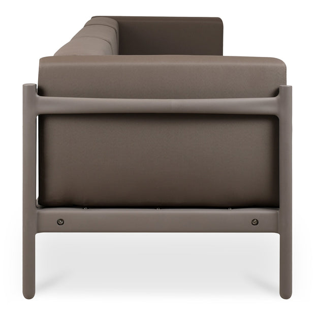 Moe's Home Collection Suri Red Outdoor 3-Seat Sofa