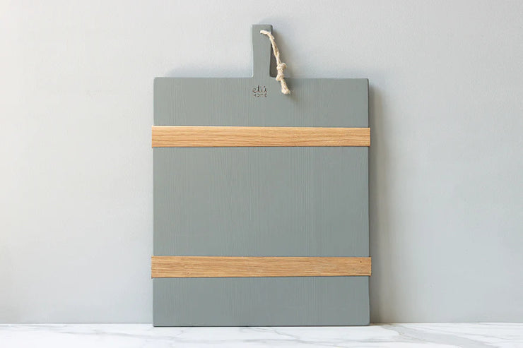 etúHOME Mod Charcuterie Cheese Board, Medium Rectangle Grey