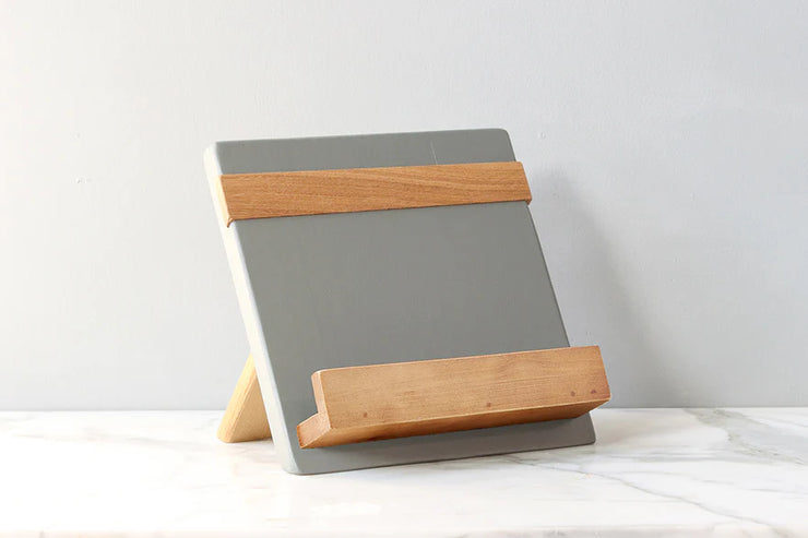etúHOME Modern iPad / Cookbook Holder, Grey