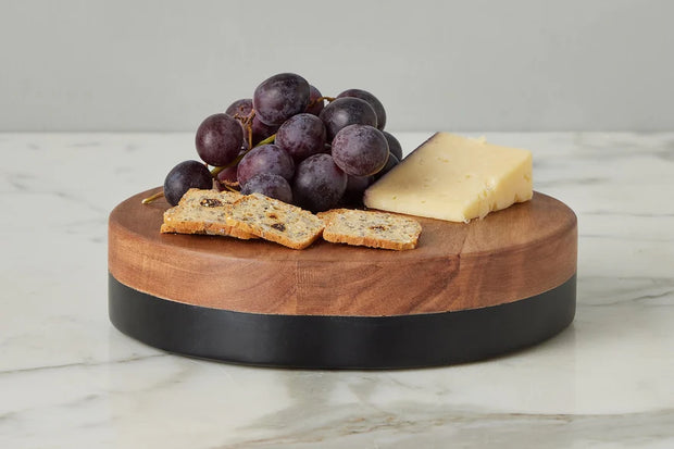 etúHOME Small Black Mod Black Serving Board