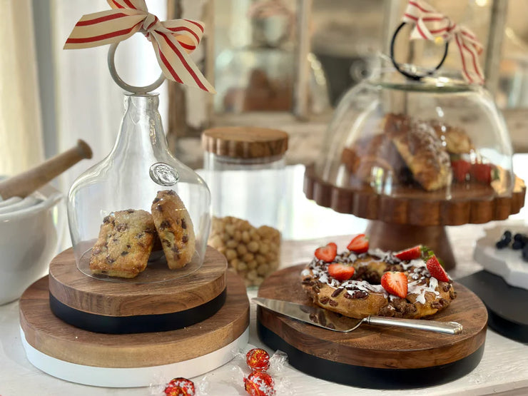 etúHOME Small Black Mod Black Serving Board