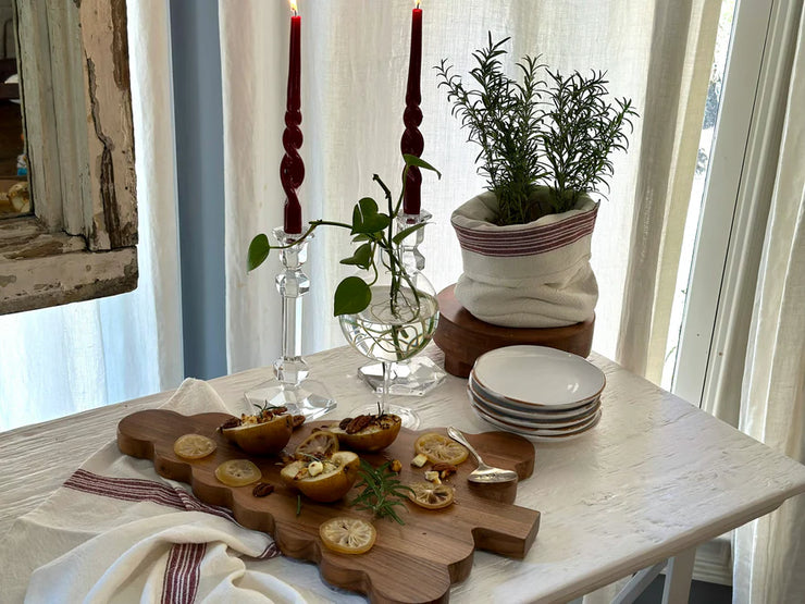 etúHOME Scalloped Tree Cutting Board, Large