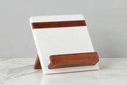 etúHOME Modern iPad / Cookbook Holder, White