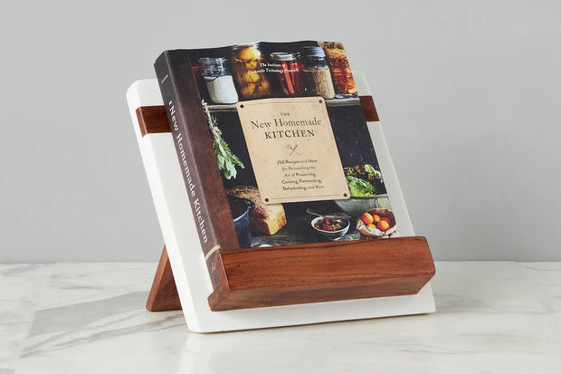 etúHOME Modern iPad / Cookbook Holder, White
