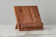 etúHOME Scalloped Wood Book Stand, Natural