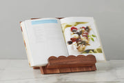 etúHOME Scalloped Wood Book Stand, Natural