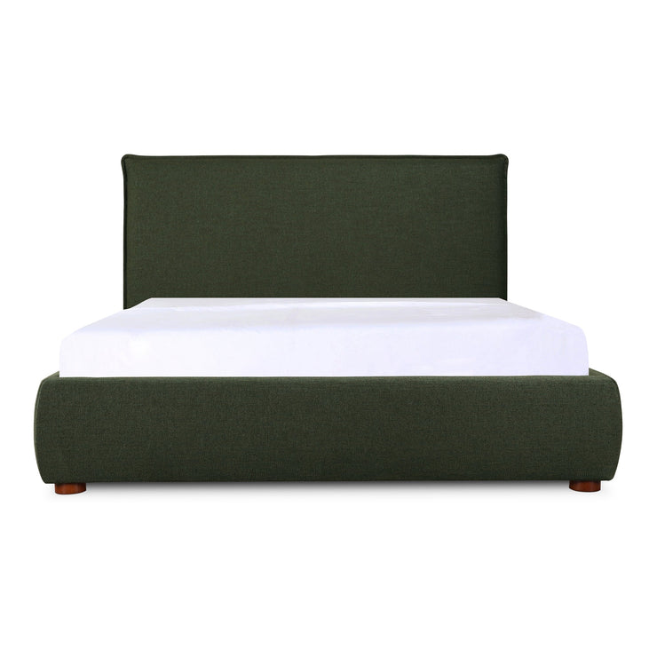 Moe's Home Collection Luzon Green Upholstered Queen Size Bed