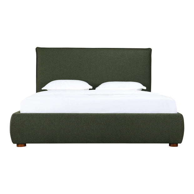 Moe's Home Collection Luzon Green Upholstered Queen Size Bed