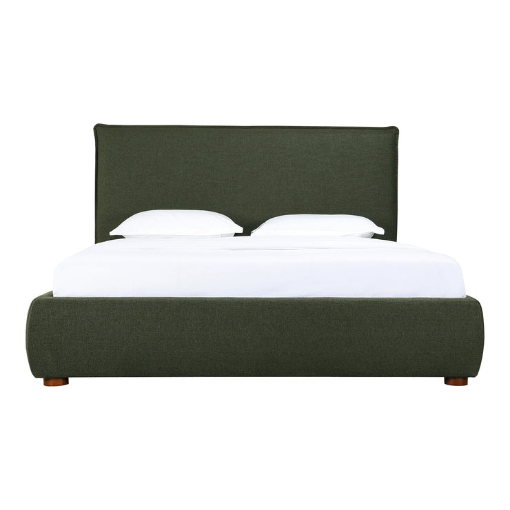 Moe's Home Collection Luzon Green Upholstered Queen Size Bed