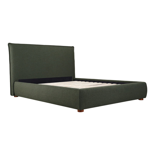 Moe's Home Collection Luzon Green Upholstered Queen Size Bed