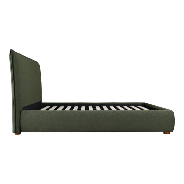 Moe's Home Collection Luzon Green Upholstered Queen Size Bed