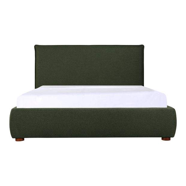 Moe's Home Collection Luzon Green Upholstered Queen Size Bed