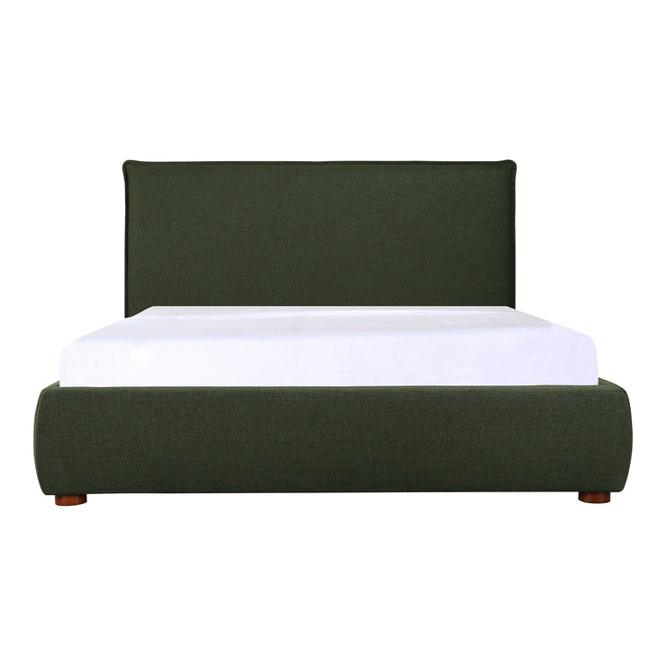 Moe's Home Collection Luzon Green Upholstered Queen Size Bed