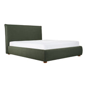 Moe's Home Collection Luzon Green Upholstered Queen Size Bed