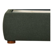 Moe's Home Collection Luzon Green Upholstered Queen Size Bed