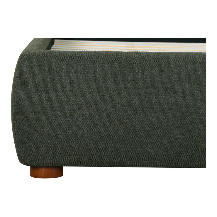 Moe's Home Collection Luzon Green Upholstered Queen Size Bed