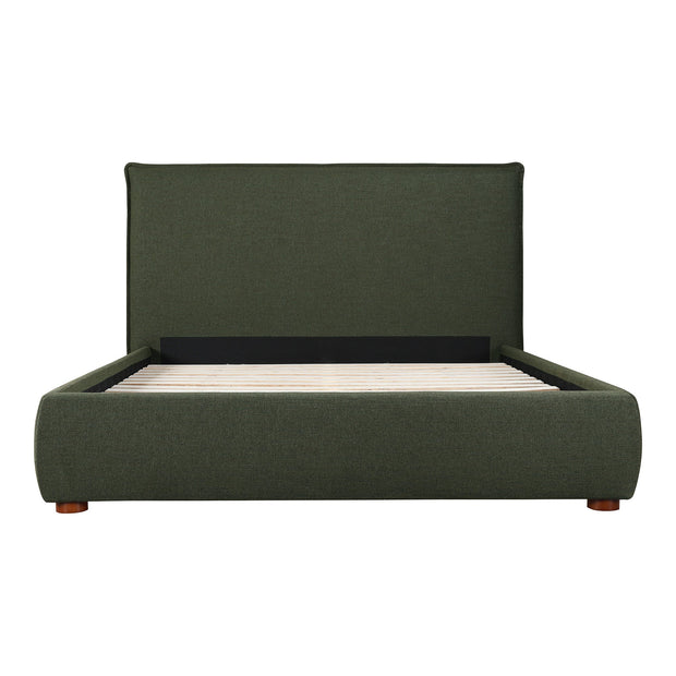 Moe's Home Collection Luzon Green Upholstered Queen Size Bed