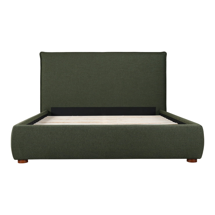 Moe's Home Collection Luzon Green Upholstered Queen Size Bed