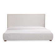 Moe's Home Collections Luzon Grey Upholstered Queen Size Bed