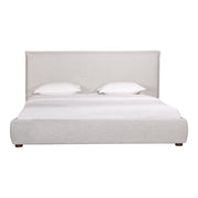 Moe's Home Collections Luzon Grey Upholstered Queen Size Bed